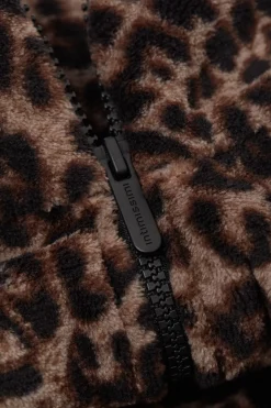Bómber de Forro Polar Moteado Luxurious Leopard