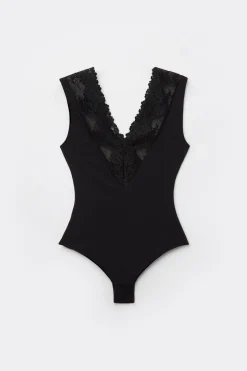 Body con Escote de Pico Pretty Flowers
