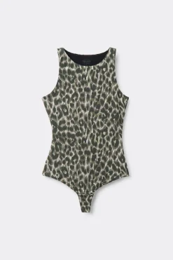 Body con tirantes anchos Fresh Bamboo Estampado Safari Animal