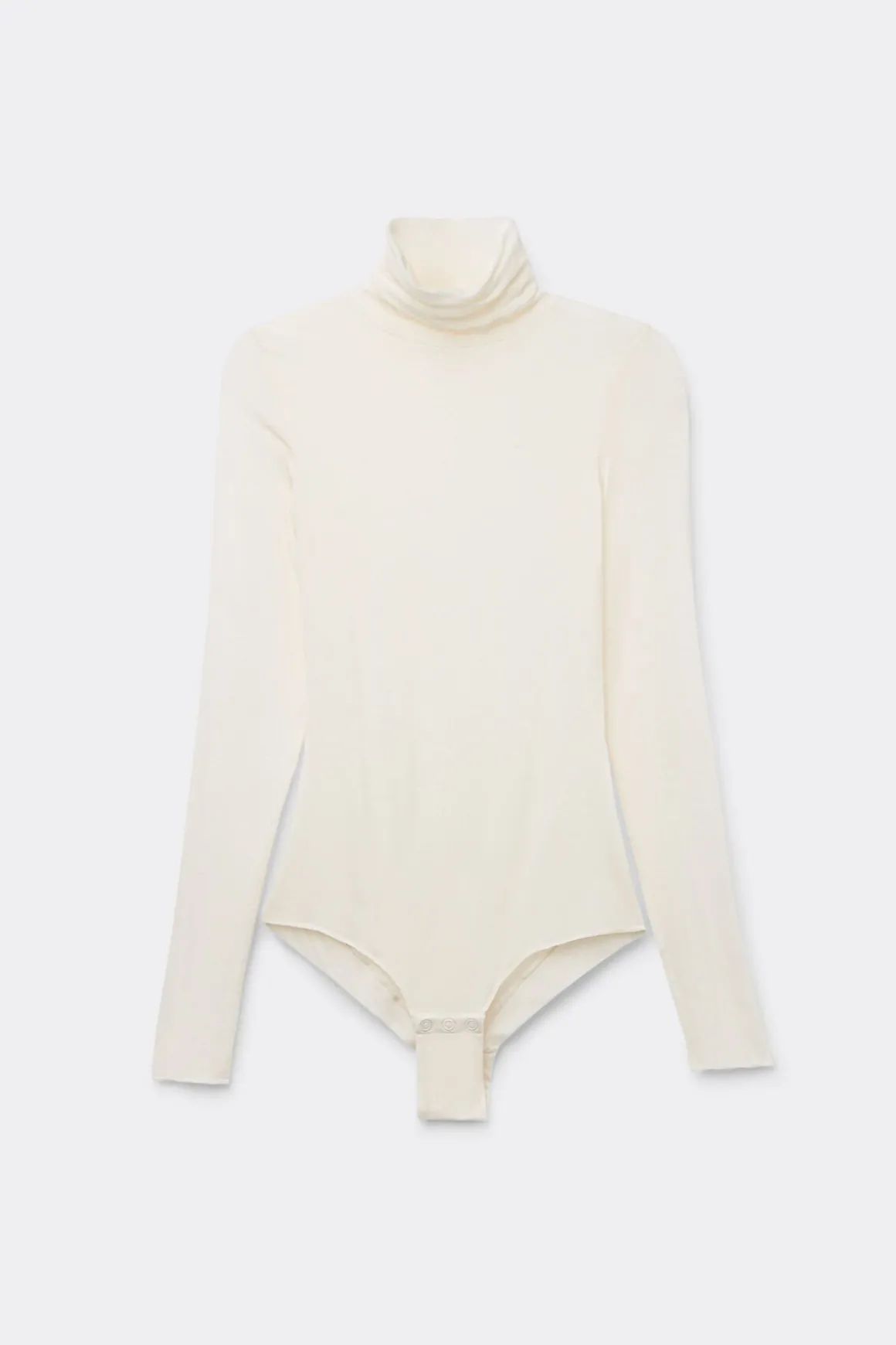 Body de Cuello Alto de Modal Ultraligero con Cashmere