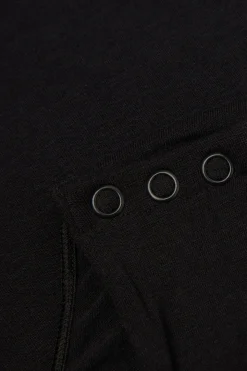 Body de Cuello Alto de Modal Ultraligero con Cashmere