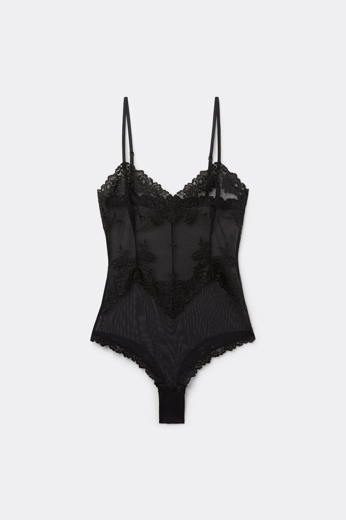 Body de Tul y Encaje Pretty Flowers