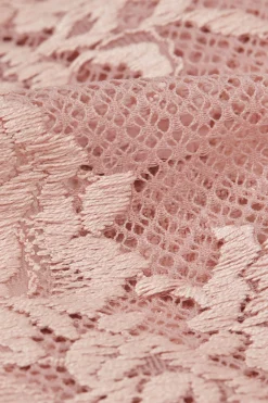 Braga transparente en parte trasera con microfibra y encaje Pretty Flowers