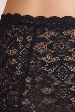 Braguita Culotte de Talle Alto de Encaje