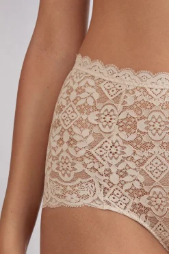 Braguita Culotte de Talle Alto de Encaje
