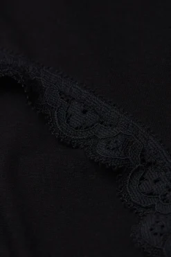 Braguita Culotte de Talle Alto de Algodón y Encaje