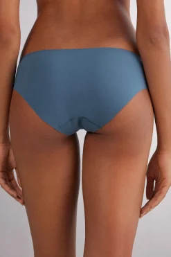 Braguita de algodón sin costuras con encaje