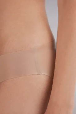 Braguita sin costuras de microfibra y algodón