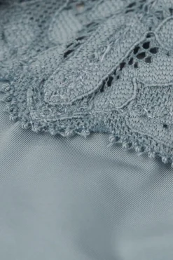 Brasileña de Encaje y Microfibra Estilo de los Años 80