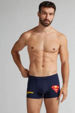 Bóxer Algodón Superior Estampado DC Comics Superman