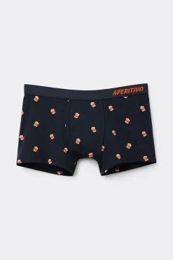 Bóxer Algodón Superior Estampado Cóctel Negroni