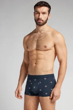 Bóxer de Algodón Natural Fresh Estampado Flotadores