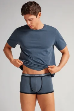 Bóxer Washed Collection de Algodón Superior Elástico