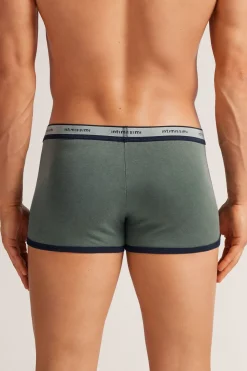 Bóxer Washed Collection de Algodón Superior Elástico