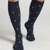 Calcetines Largos de Algodón Estampados