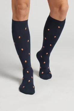 Calcetines Largos de Algodón Estampados
