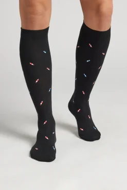 Calcetines Largos de Algodón Estampados