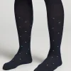 Calcetines Largos de Hilo de Escocia Estampados