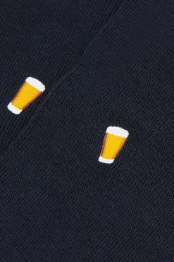 Calcetín Corto de Algodón Estampado