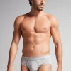 Calzoncillo slip de colores básicos en algodón