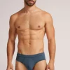 Calzoncillo slip de colores básicos en algodón