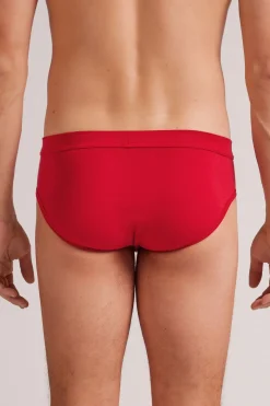 Calzoncillo slip de colores básicos en algodón