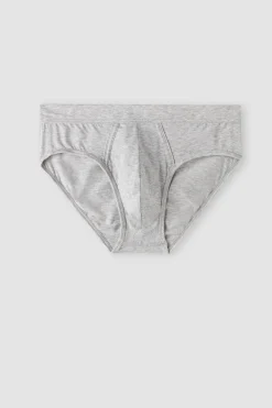 Calzoncillo slip de colores básicos en algodón