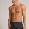 Calzoncillos bóxer en algodón para hombre elastizado con logotipo