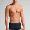 Calzoncillos bóxer en algodón para hombre elastizado con logotipo