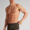 Calzoncillos bóxer en algodón para hombre elastizado con logotipo