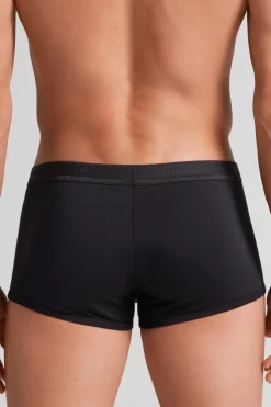 Calzoncillos bóxer en algodón para hombre elastizado con logotipo