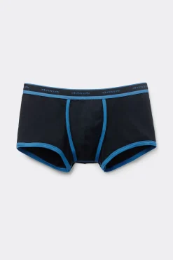 Calzoncillos bóxer en algodón para hombre elastizado con logotipo