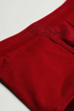 Calzoncillos bóxer en algodón para hombre elastizado con logotipo