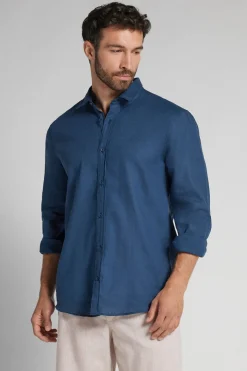 Camisa de Lino y Algodón
