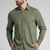 Camisa de Lino y Algodón