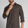 Camisa de Lino y Algodón
