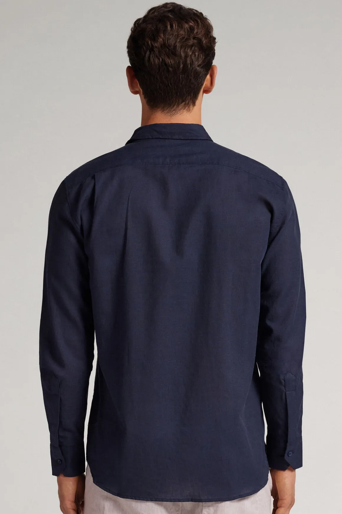 Camisa de Lino y Algodón