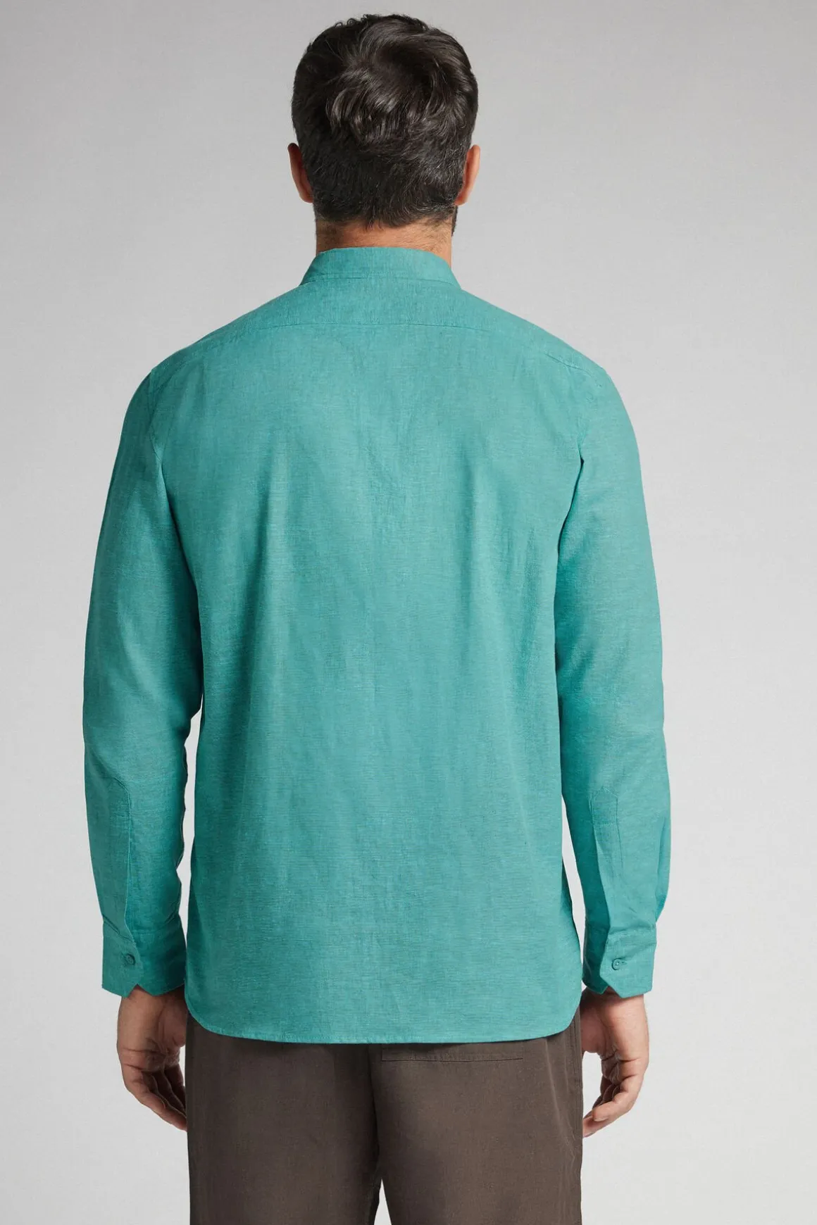 Camisa de Lino y Algodón