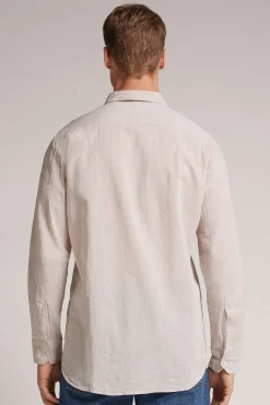 Camisa de Lino y Algodón
