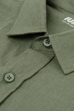 Camisa de Lino y Algodón