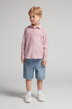 Camisa de Lino y Algodón para Niños
