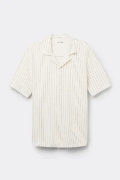 Camisa de Manga Corta Bolos de Rayas