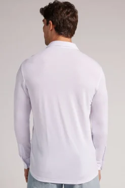 Camisa de Piqué de Modal y Seda