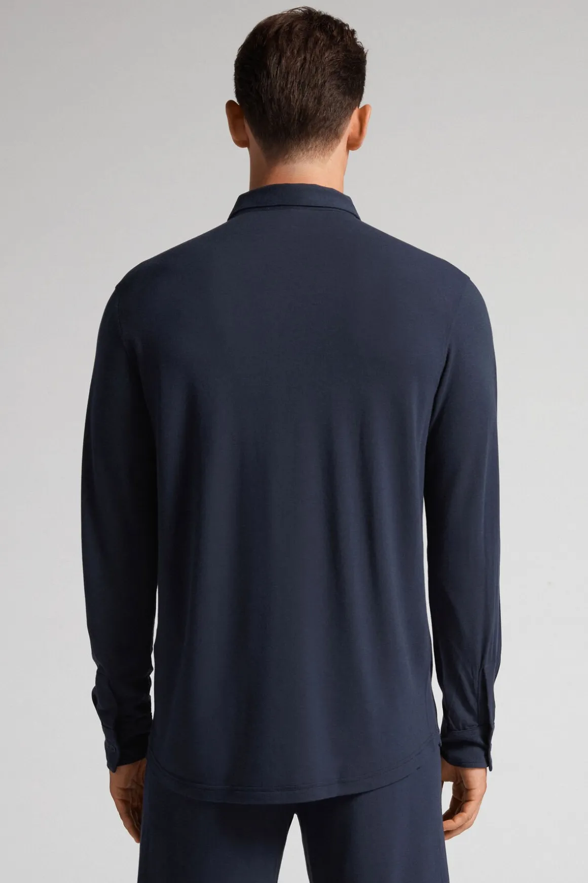 Camisa de Piqué de Modal y Seda