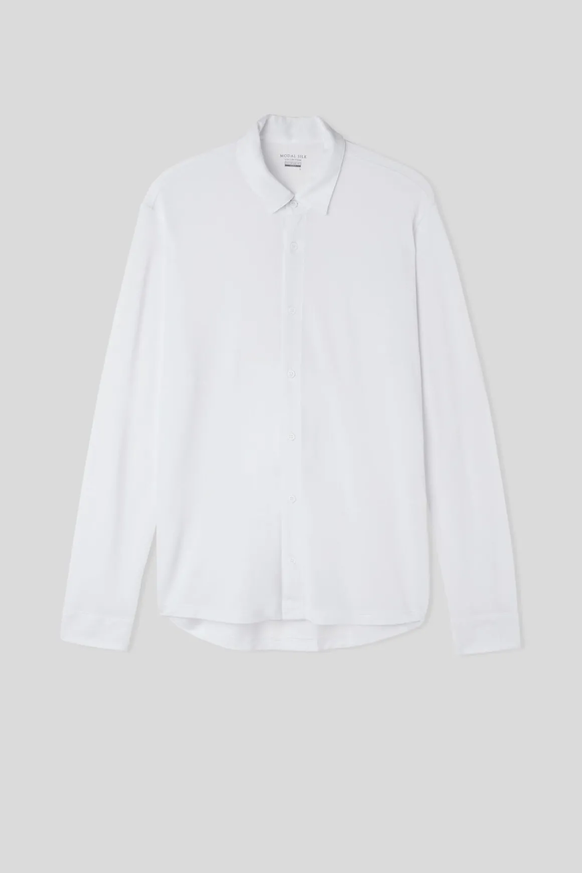 Camisa de Piqué de Modal y Seda