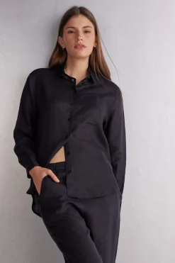 Camisa de Tela de Lino