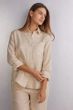 Camisa de Tela de Lino