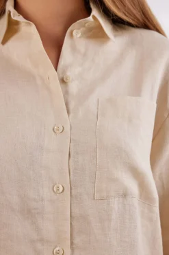 Camisa de Tela de Lino