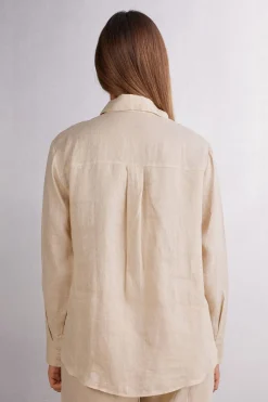 Camisa de Tela de Lino