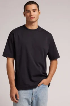 Camiseta Amplia de Algodón Interlock